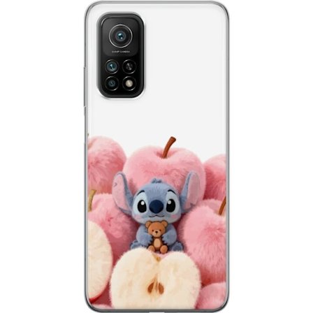 Yhteensopiva Puhelinkuori Xiaomi Xiaomi Mi 10T Pro 5G Värikäs kollaasi futuristisilla tyttöryhmän hahmoilla, sydämillä ja glitterillä nykyaikai