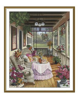 Broderikit Tavla Mysig Veranda