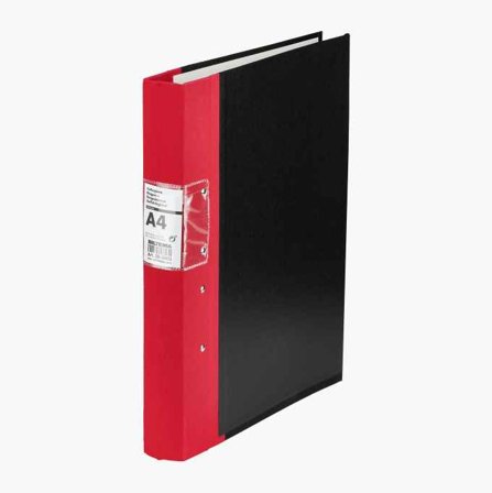 Gaffelpärm A4 4 cm röd - Biltema