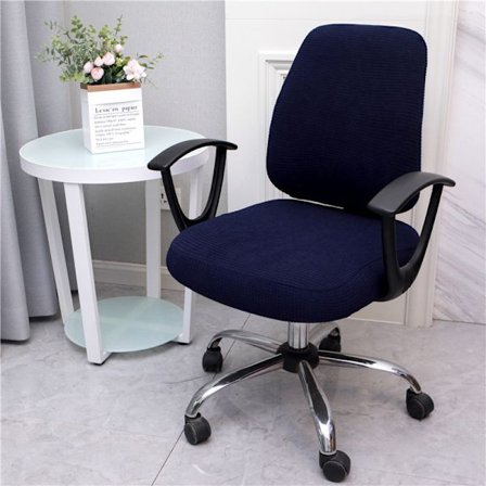 Universellt Avtagbart Och Tvättbart Delat Vridbar Stol Skyddande Överdrag (Marinblå)