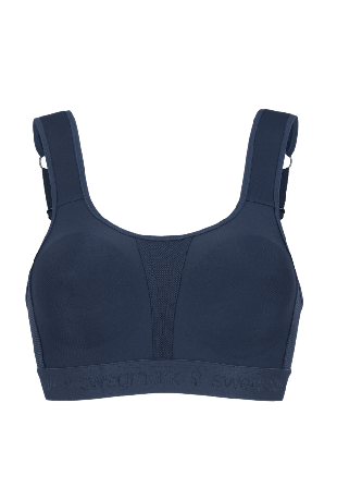 Swegmark Kimberly Iconic Sport-bh Träningskläder Dam Blå 70d