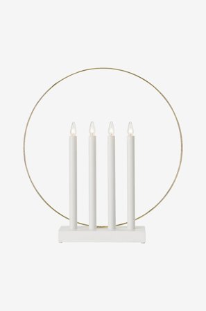 Star Trading - Glory kynttelikkö - Valkoinen - Sähkökyntteliköt - - Homeroom