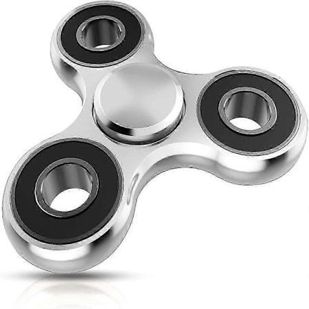 Ultra Holdbar Fidget Spinner i Rustfrit Stål til ADHD Fokus Angst og Stresslindring med Høj-Hastigheds Præcisionsspinning
