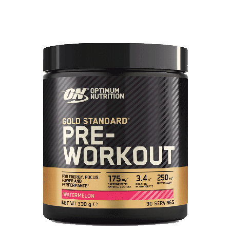 Komplett PWO Optimum Nutrition Gold Standard PWO 330g, Watermelon - Bodyman.dk