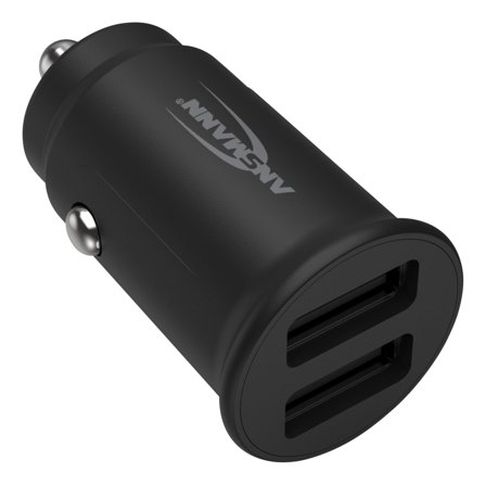 Ansmann CC212 USB-oplader hvid, til bil, Elforsyning & strømfordeling