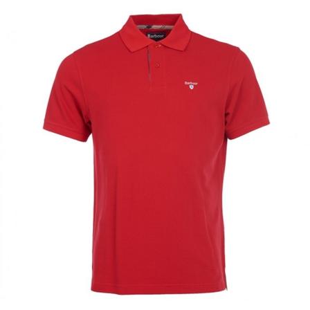 Barbour, Polo Shirts Rood, Heren, Maat:L