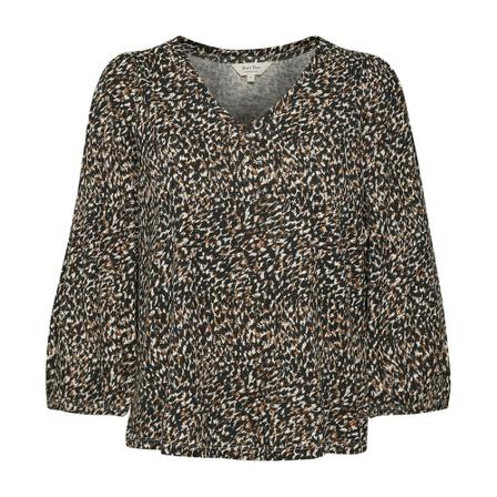 Part Two, Riekepw Top Zwart, Dames, Maat:XL,Katoen,print