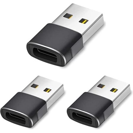 USB C-hona till USB-hane-adapter, snabbladdning och dataöverföring