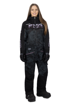 Mono Mujer FXR Maverick Lite Camuflaje Camuflaje negro/Degradado de uva suave 8