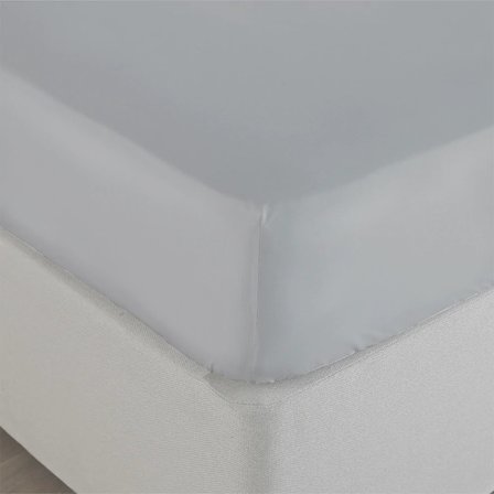 Paoletti Bamboo Fitted Bed Sheet Single Dove Grey