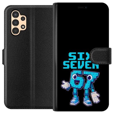 Kompatibelt Plånboksfodral till Samsung Galaxy A13 Pixel Number Duo