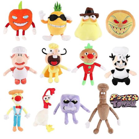 Pizza Tapappino Plysch Pizza Tower Docka_Supergåva