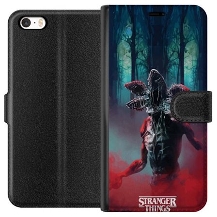 Kompatibelt Plånboksfodral till Apple Apple iPhone 5 Stranger Things Netflix 80-tals mystik skräck