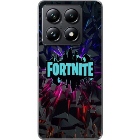 Kompatibelt Mobildeksel til Xiaomi Xiaomi 14T Pro Inspirert spilllogo design med eksplosive former, neonlys og dynamisk energi for moderne spillerom