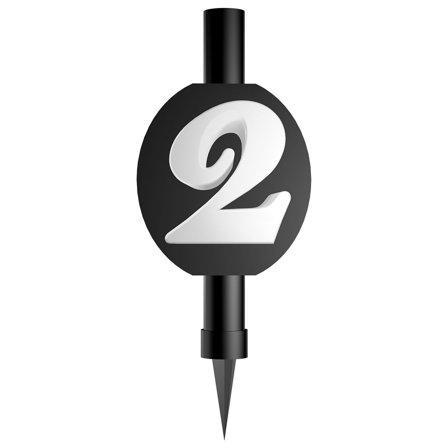 Musta Jääsoihtu Numerolla 2