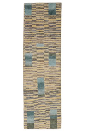 Gabbeh Persia Fine Rug 74X251 Runner Brown/Dark Yellow Wool, Persia