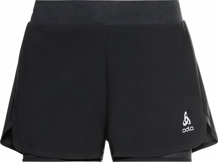 Odlo Women's ZEROWEIGHT 3 Inch 2-in-1 Shorts Women workout shorts Black M