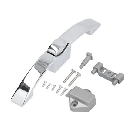 Knottlås med håndtak RV Cruiseskip Veggskap Lås Sink Legering Knapp Håndtak Lås