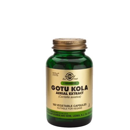 Solgar Gotu Kola, 100 kapsler