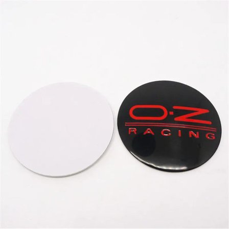 4 stk. 55 mm OZ RACING M582 Bilhjul Nav Senterkopp Emblemmerke Deksel Klistremerker