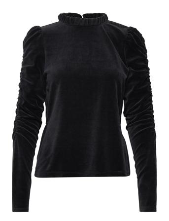 Marion Top T-shirts & Tops Long-sleeved Svart ODD MOLLY