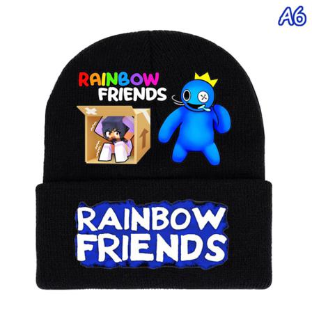 Roblox Rainbow Friends Stickad Mössa Kall Vinter Varm Cap e Game A6