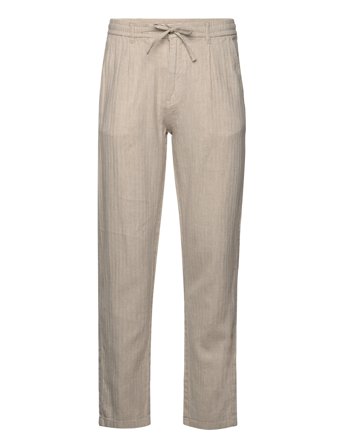 Lindbergh | Linen Blend Herringbone Pants | L