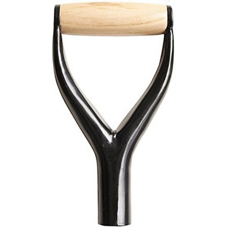 Ersättningsskaft för spade D-typ Plastspad Snöspad Ersättningsskaft Metallskaft Spadverktyg för trädgårdsredskap