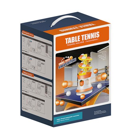 Elektrisk bordtennis treningsapparat for 3-5 år gamle Fjernstyrt bordtennis serveringsmaskin leketøy