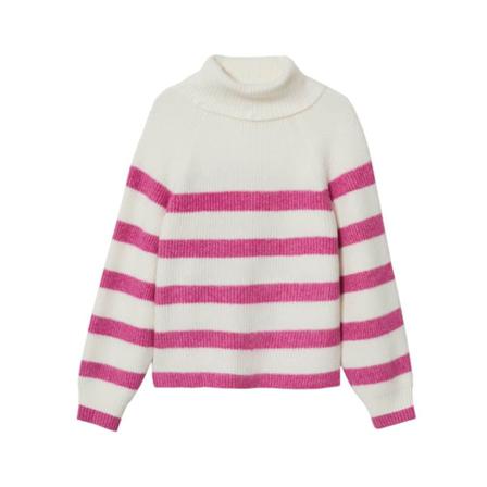 Mango - Polotröjor - Lila - Dam - Storlek: 2xs, Dam, Storlek: 2XS