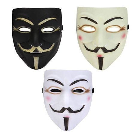 Hacker Mask V för Vendetta Mask