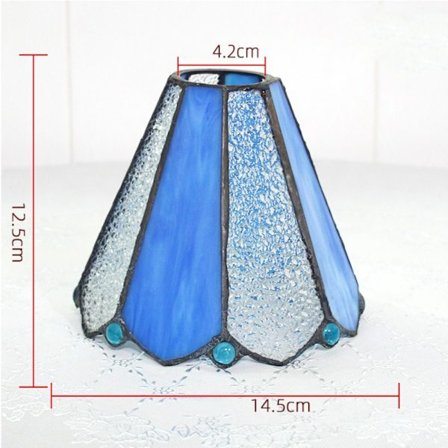 Lampeskærm af glas 8 8