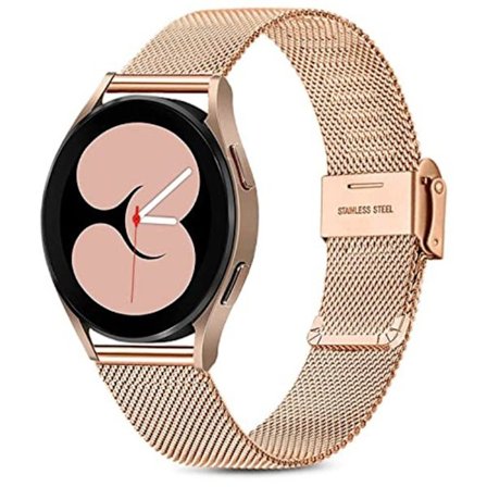 Milanese Mesh Armband Samsung Galaxy Watch 5 40/44/Pro 45mm Roséguld