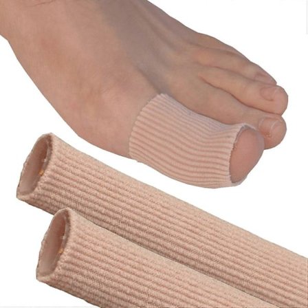 Gel Tube Tå-/Fingerbandage - Smertelindring fra Vabler, Hård Hud, Ligtorne og Andre Lidelser, der Forårsager Ømme Fingre