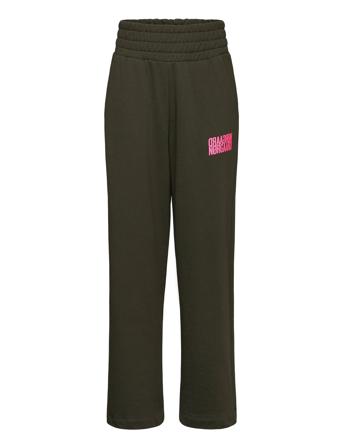 Light Organic Percy Pants Bottoms Sweatpants Khaki Green Mads Nørgaard