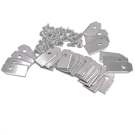 30 kpl Terät Yhteensopiva Husqvarna Automower 105 108 210c 220ac 305 308 308x 310 315 320 330x 420 430x 440 450x G1 G2 Ja Muut (teräs, 0,75 mm)