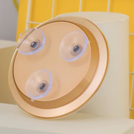 20 Gange Forstørrelsesglas Konkavt Spejl Praktisk Nail-free Tre-sugekop Badeværelse Makeup Sugeskop Spejl