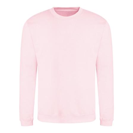 AWDis Just Hoods AWDis Unisex Crew Neck Plain Sweatshirt (280 G Baby Pink L