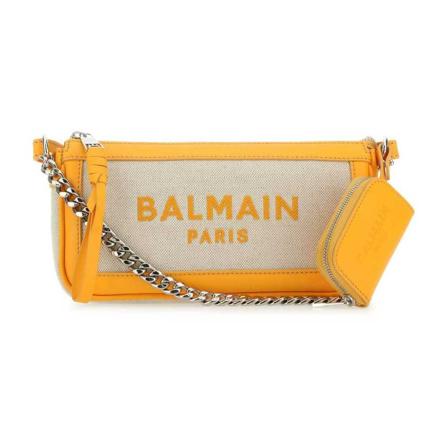 Balmain, Cross Body Bags Geel, Dames, Maat:ONE Size