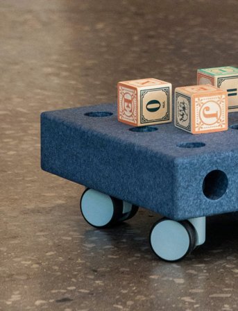 MODU 4 X Swirly Wheels - Blue - ONE SIZE