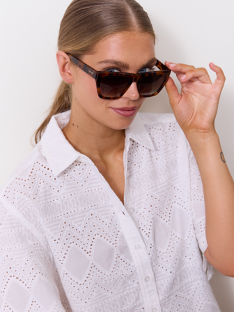 MATCH - Tina Solbriller - Donna - Str. ONESIZE - Dame - Tilbehør - Brun - Acetat