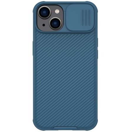 Nillkin CamShield Pro Magnetic Case iPhone 14 Plus Cover Camera Protector Blue (med MagSafe)