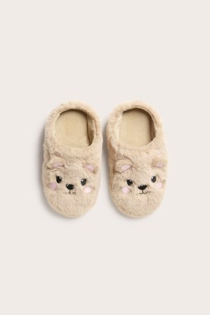 Kappahl | Tofflor björnar | Ljusbeige