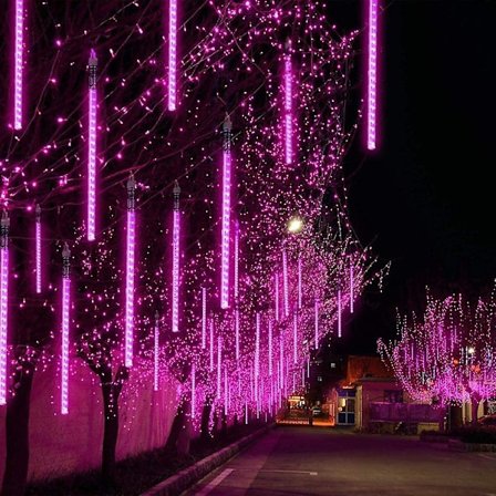 Meteorskur-regnlys til udendørs brug - Ishængende snefaldlys