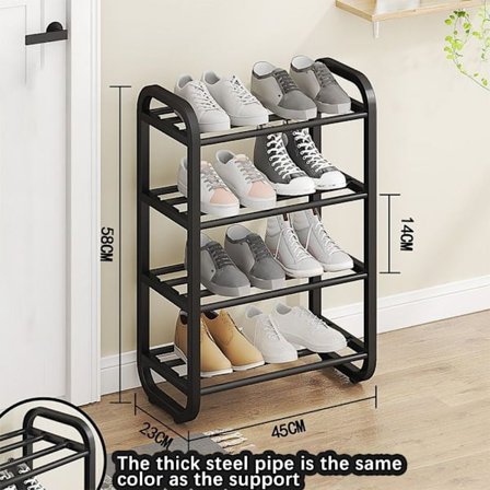 Kenkäteline Kenkäkaappi MUSTA 45CM 45CM