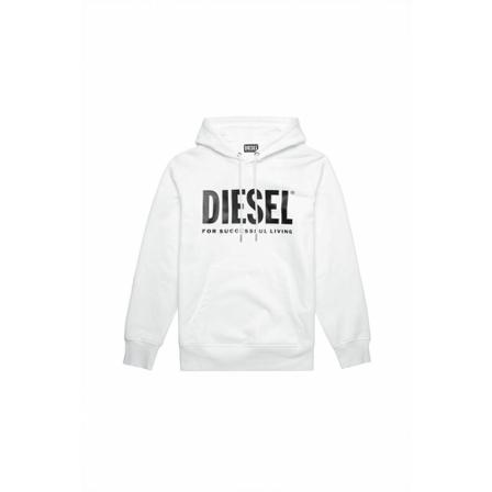 Diesel Hoodies vit, Herr, Herr, Storlek: M