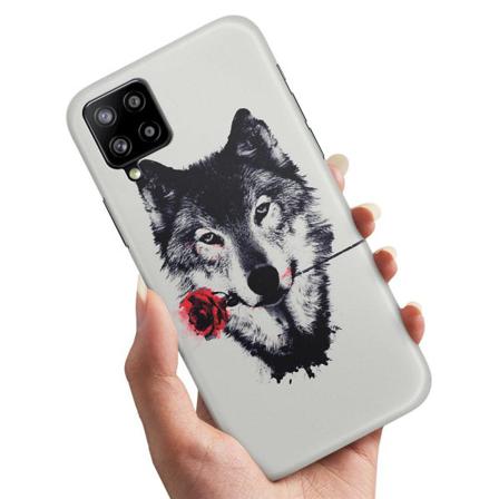 Samsung Galaxy A12 - Skal / Mobilskal Varg Ros