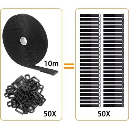 Kabelorganisatör Klämma Kabel Kabelorganisatör Hållare Kabelkrok Matchande Tejp-Klister Kabelorganisatör Rulle Organisatör Magisk Trådram Kabel Kabel 