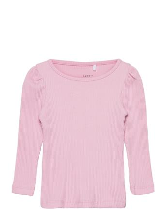 Nmflarisa Ls Top Camp Langærmet T-shirt Lyserød Name It