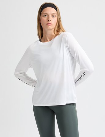 Röhnisch Team Logo Long Sleeve - White - S